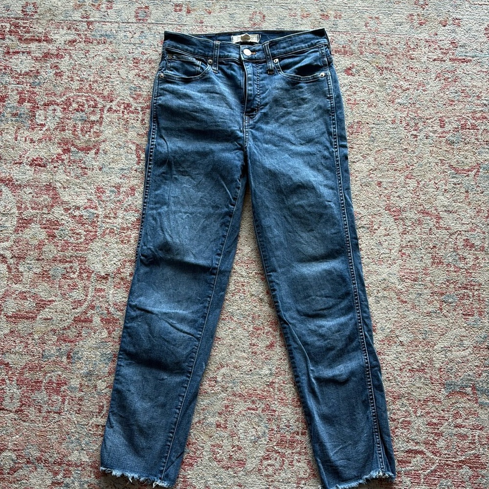Madewell High rose Stovepipe jeans. Size 26